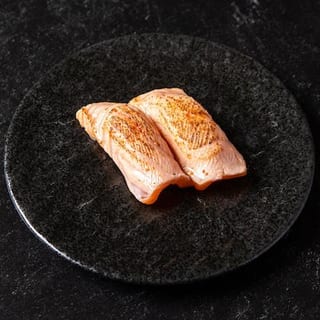 Seared Salmon with Truffle Oil Sushi