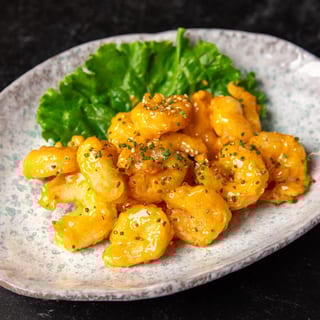 Creamy Rock Shrimp Tempura